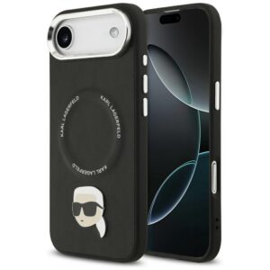 Karl Lagerfeld MagSafe dėklas iPhone Air – juodas