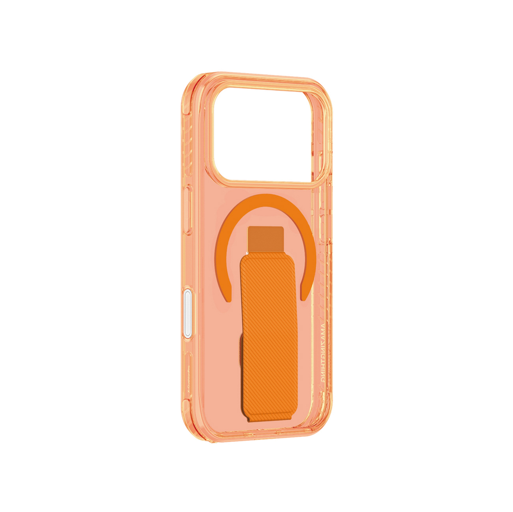 AmazingThing Titan Pro Holder dėklas, skirtas iPhone 17 Pro suderinamas su MagSafe - oranžinė