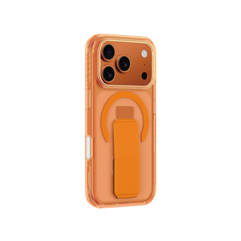 AmazingThing Titan Pro MagSafe dėklas iPhone 17 Pro Max – oranžinis