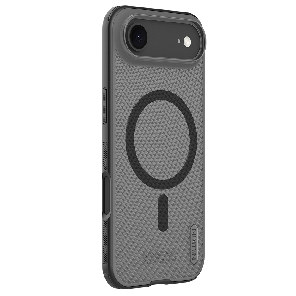 Nillkin MagSafe dėklas iPhone 17 Air – skaidriai juodas