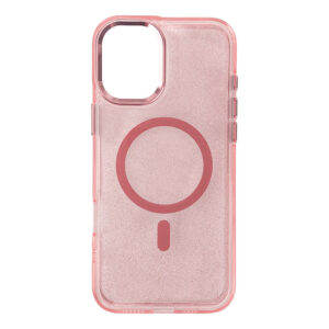 Glitter Case skirtas Samsung Galaxy S26/S26 Pro Compatible su MagSafe – rožinė