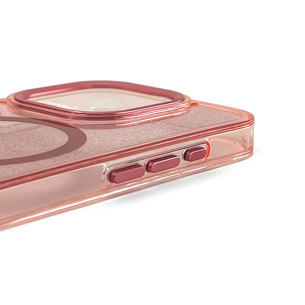 Glitter Case skirtas Samsung Galaxy S26/S26 Pro Compatible su MagSafe – rožinė