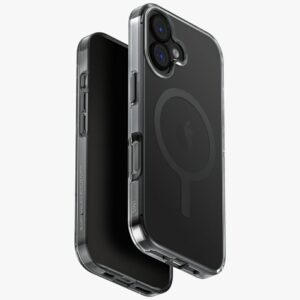 Uniq Clario MagClick MagSafe dėklas iPhone 17 – juodas
