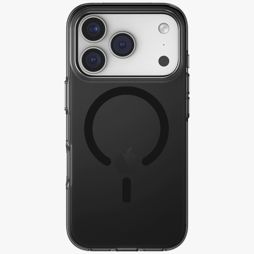Uniq Clario MagClick dėklas iPhone 17 Pro – juodas