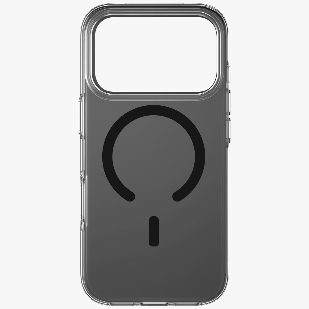 Uniq Clario MagClick dėklas iPhone 17 Pro – juodas