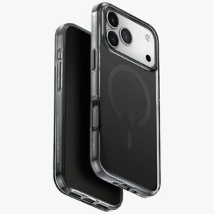 Uniq Clario MagClick dėklas iPhone 17 Pro Max – juodas