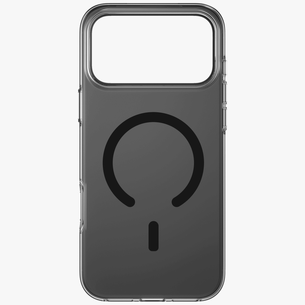 Uniq Clario MagClick dėklas iPhone 17 Pro Max – juodas