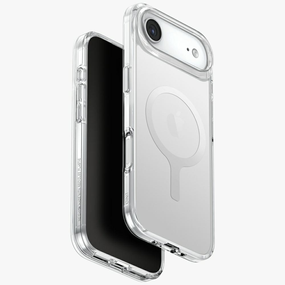 Uniq Clario MagClick dėklas iPhone Air – skaidrus