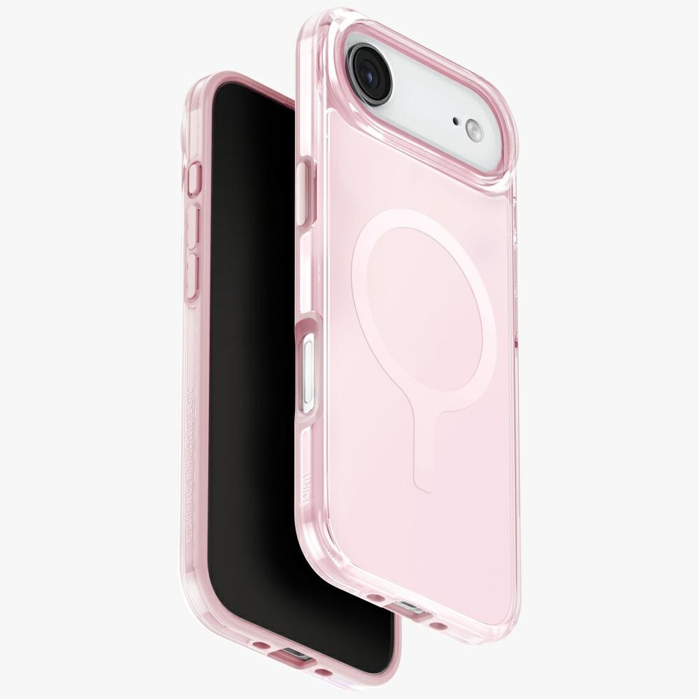 Uniq Clario MagClick dėklas iPhone Air – rožinis