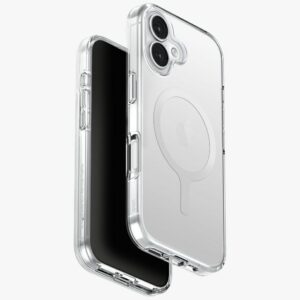 Uniq Clario MagClick dėklas iPhone 17 – skaidrus