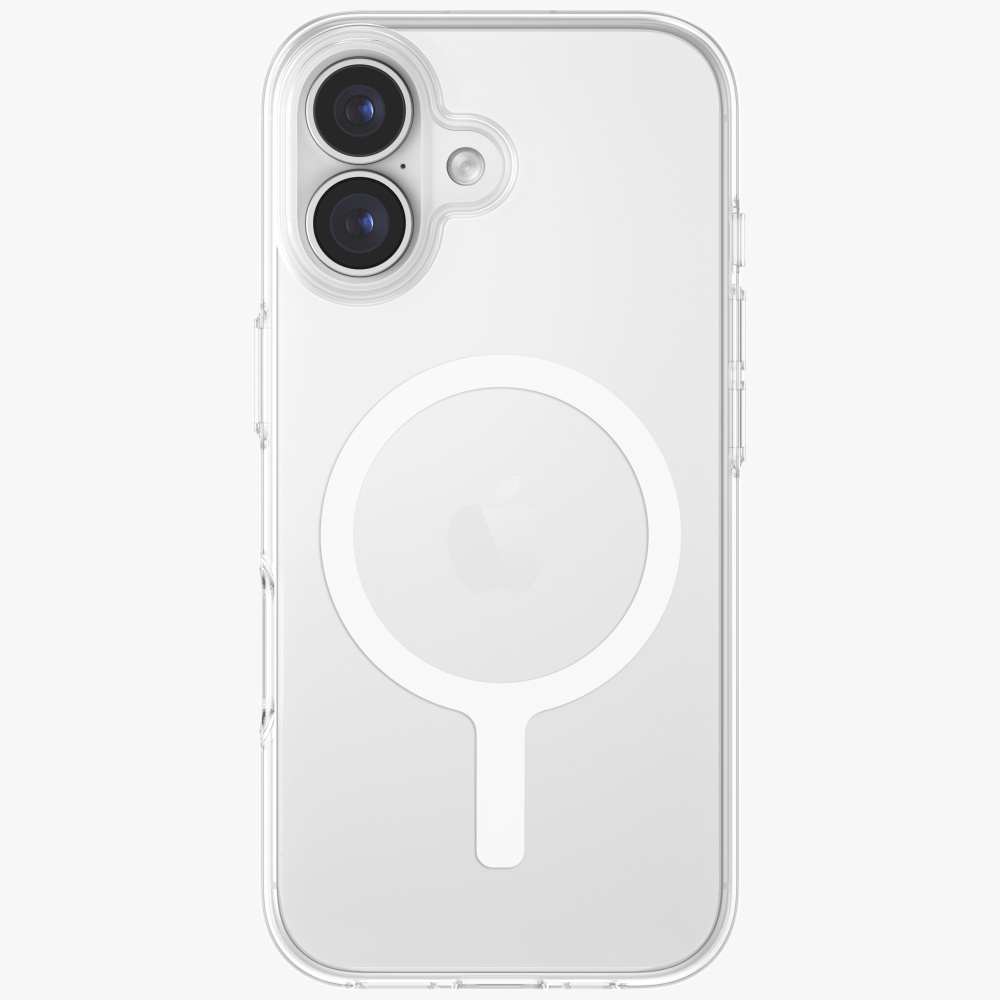 Uniq Clario MagClick dėklas iPhone 17 – skaidrus