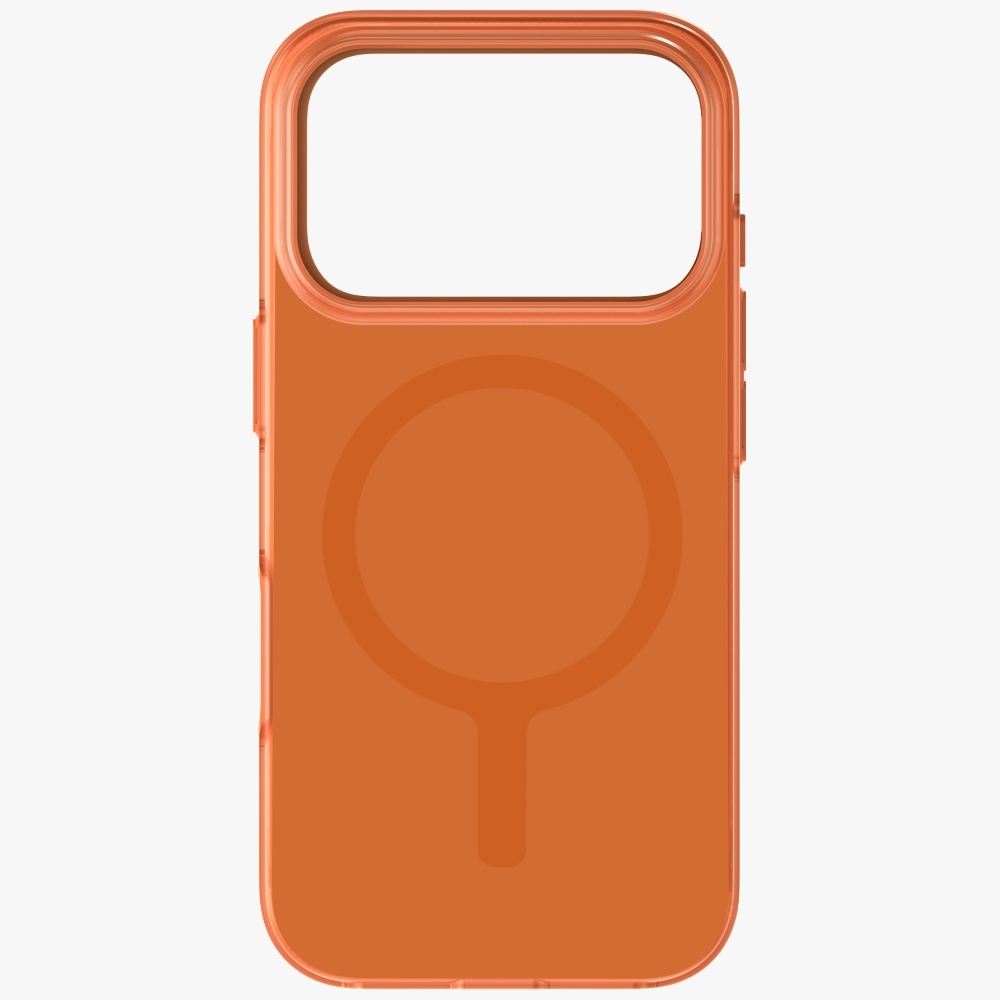 Uniq Clario MagClick MagSafe dėklas iPhone 17 Pro – oranžinis
