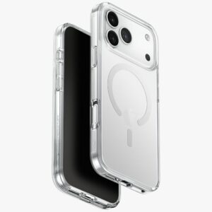 Uniq Clario Magclick įkrovimo dėklas, skirtas iPhone 17 Pro Max - Transparent