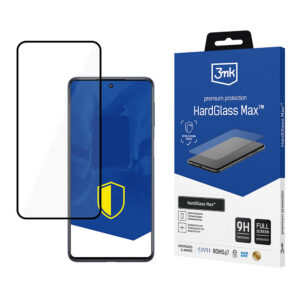 Sustiprintas 3mk HardGlass Max Black Tempered Glass skirtas Samsung Galaxy M53 5G