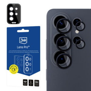 3mk Lens Protection Pro juodas hibridinis stiklas, skirtas Cameros objektyvui Samsung Galaxy S26 Ultra