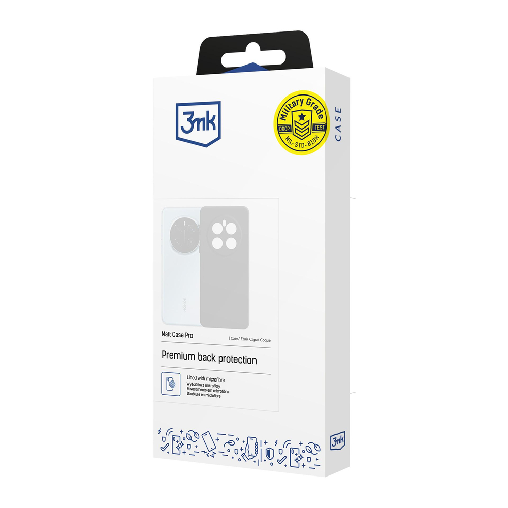 3mk Matt Case Pro dėklas Samsung Galaxy S25 FE – juodas