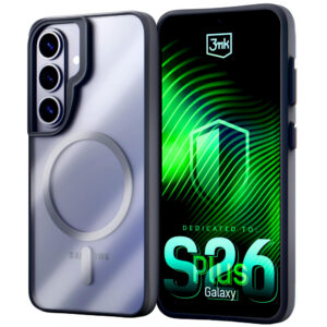 3mk Satin Armor MagCase, skirtas Samsung Galaxy S26+ - Black