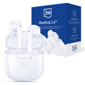 3mk Movepods 5.4 belaidės ausinės – baltos