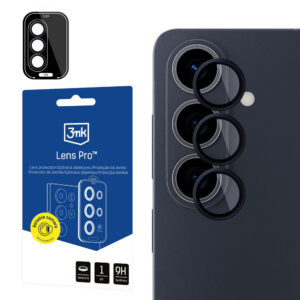 3mk Lens Protection Pro juodas hibridinis stiklas, skirtas Cameros objektyvui Samsung Galaxy S26 Pro