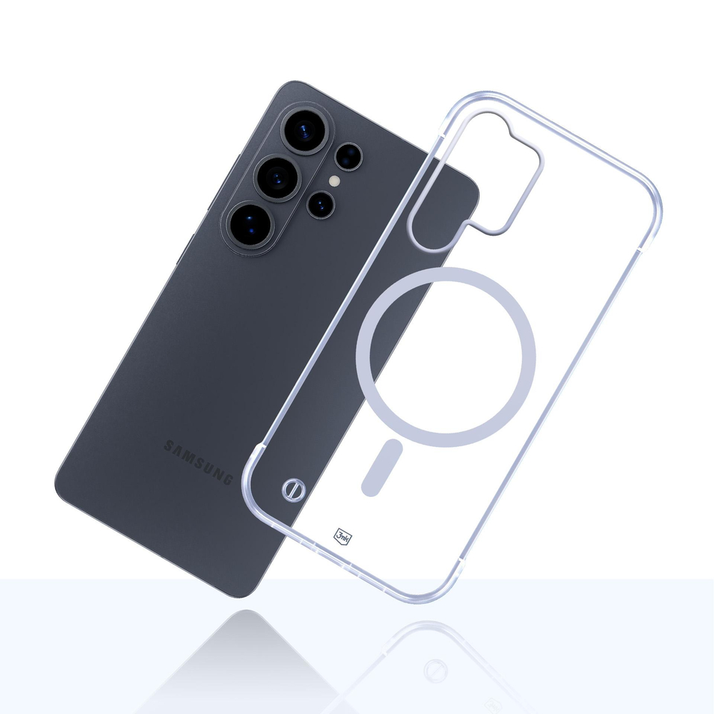 3mk Just20g MagCase, skirtas Samsung Galaxy S26 Ultra – skaidrus