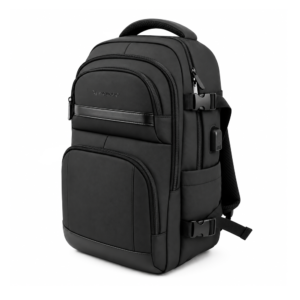 Wozinsky WPW-20L kuprinė su nešiojamojo kompiuterio kišene 15,6" kelionei 40x20x25 cm rankinio bagažo reikalavimams - Juoda