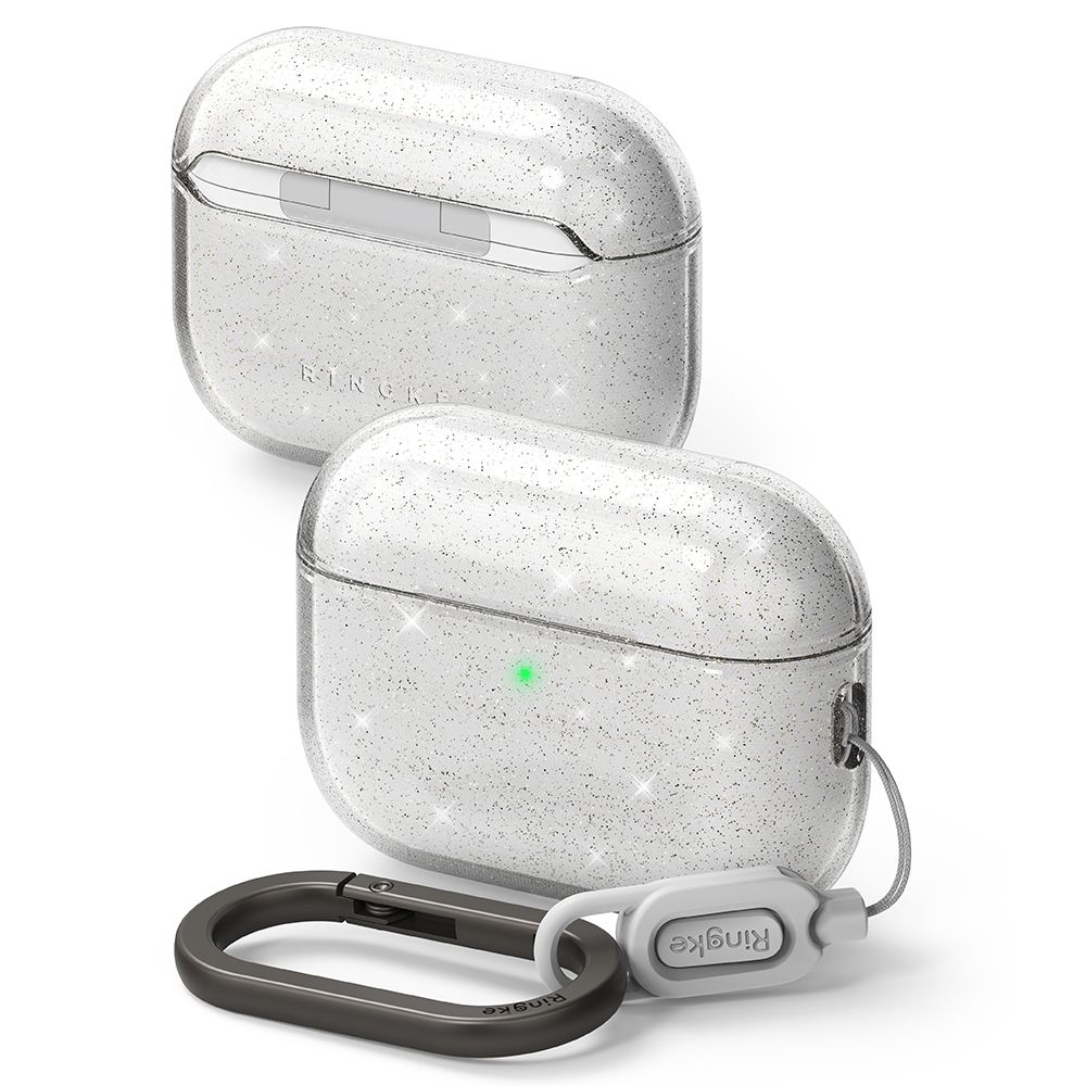 Dėklas Ringke Air Apple AirPods Pro 3, blizgus skaidrus