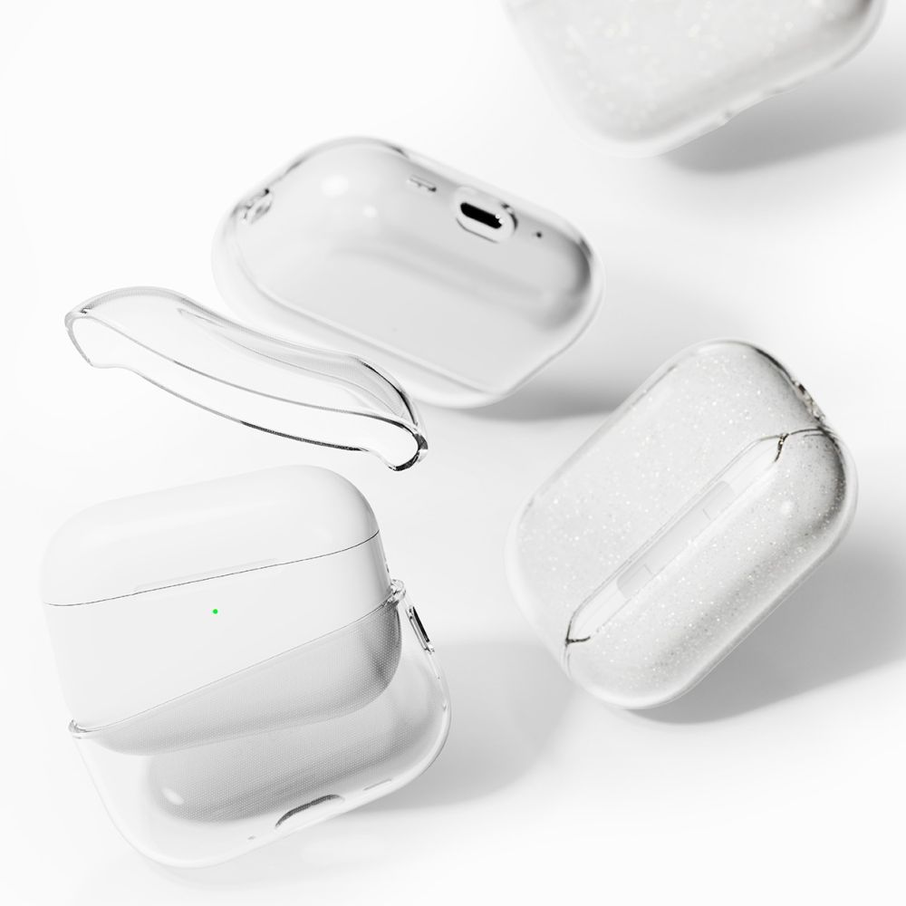 Dėklas Ringke Air Apple AirPods Pro 3, blizgus skaidrus