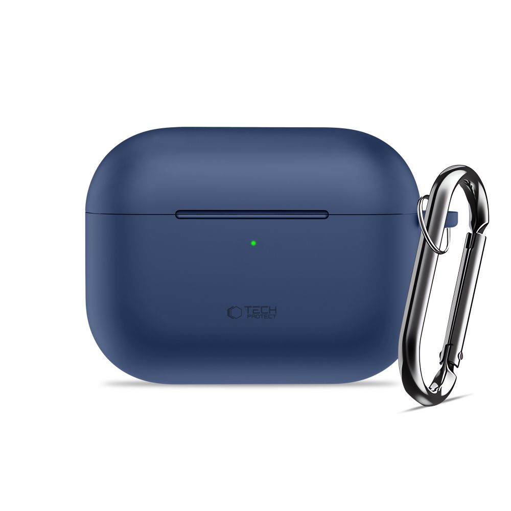 Dėklas Tech-Protect Silicone Hook Apple AirPods Pro 3, tamsiai mėlynas