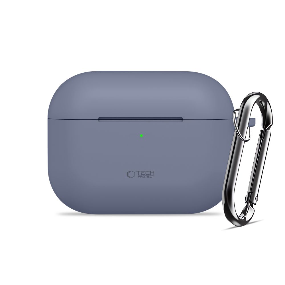 Dėklas Tech-Protect Silicone Hook Apple AirPods Pro 3, šviesiai mėlynas