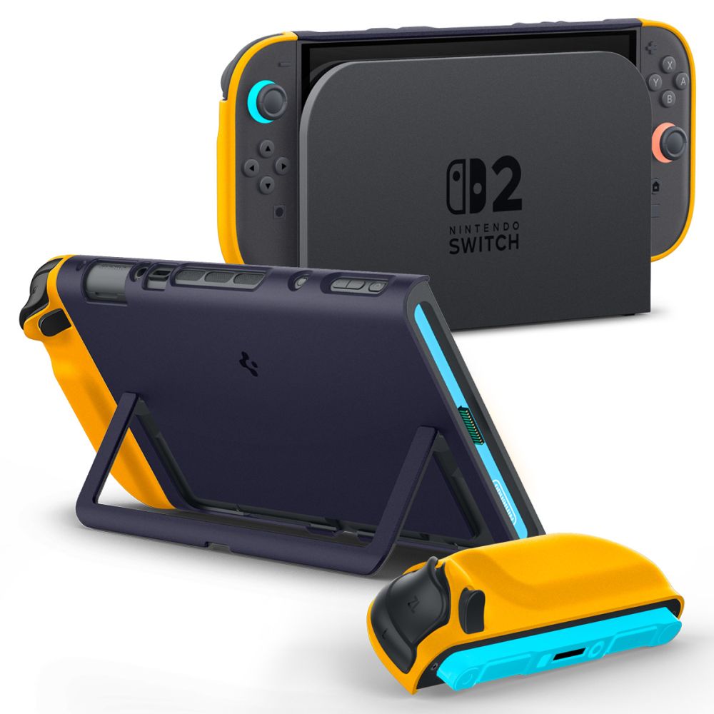 Dėklas Spigen Nano Pop Nintendo Switch 2, tamsiai mėlynas