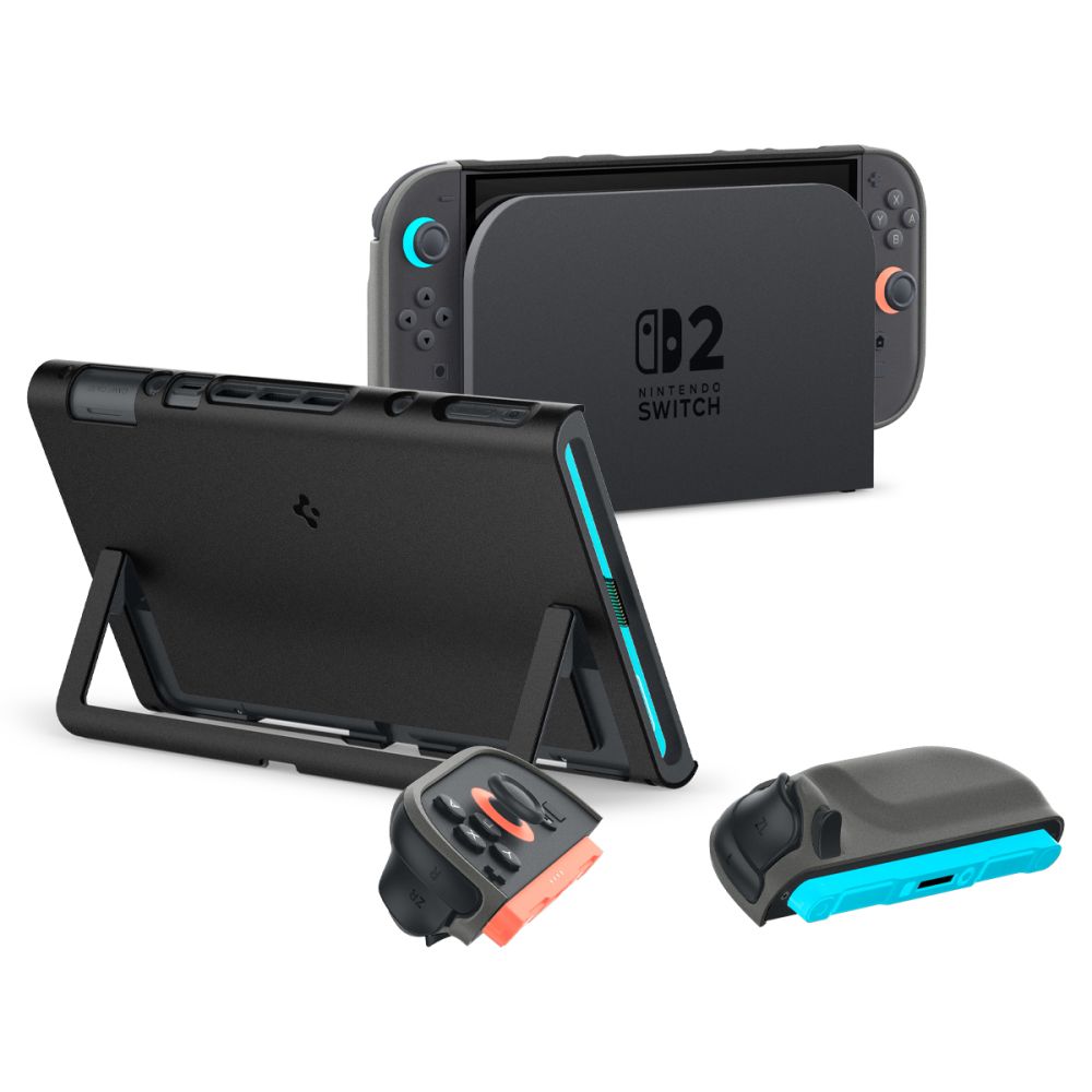 Dėklas Spigen Nano Pop Nintendo Switch 2, juodas