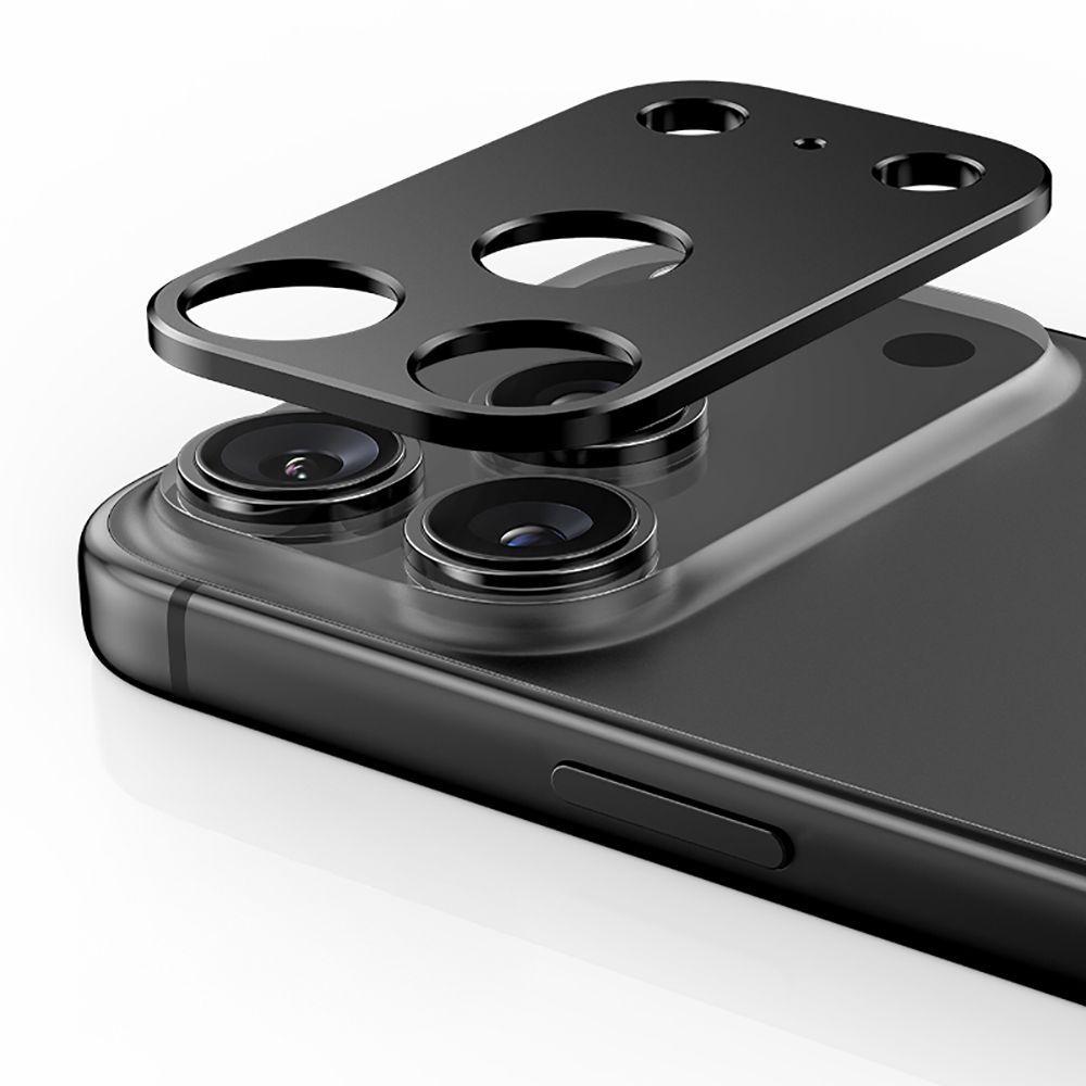 Kameros apsauginis stiklas iPhone 17 Pro Tech-Protect Camalloy Fit+, sidabrinis