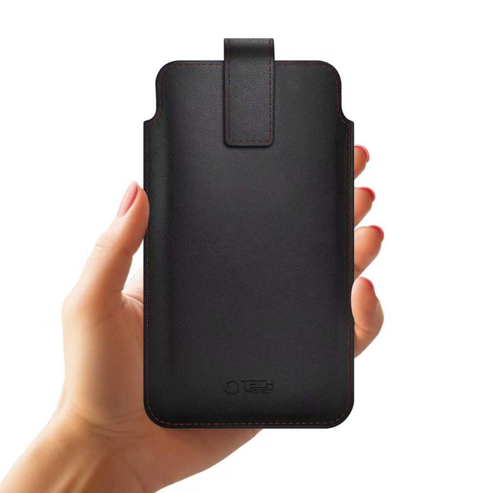 Dėklas Tech-Protect SM65, universalus 6.0-6.9 colio, juodas/raudonas