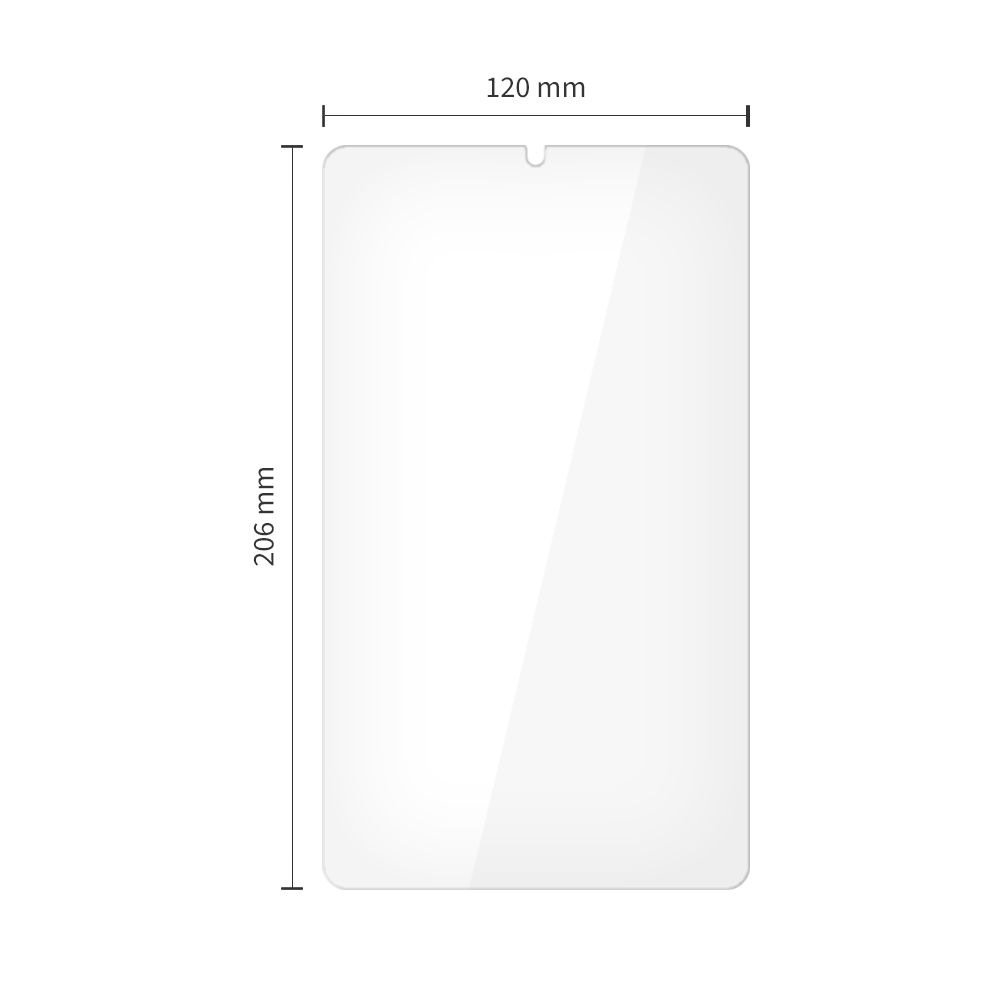 Apsauginis stiklas Tech-Protect Glass Fit+ Galaxy Tab A9 / A11 8.7, 2 vnt., skaidrus