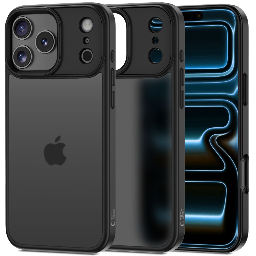 Dėklas Tech-Protect Magmat iPhone 17 Pro Max, matinis juodas