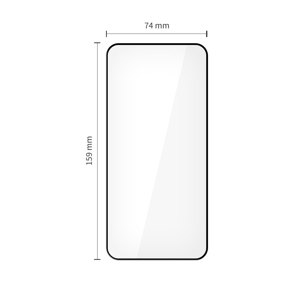 Apsauginis stiklas Tech-Protect Glass Fit+ Xiaomi 15T / 15T Pro, 2 vnt., juodas