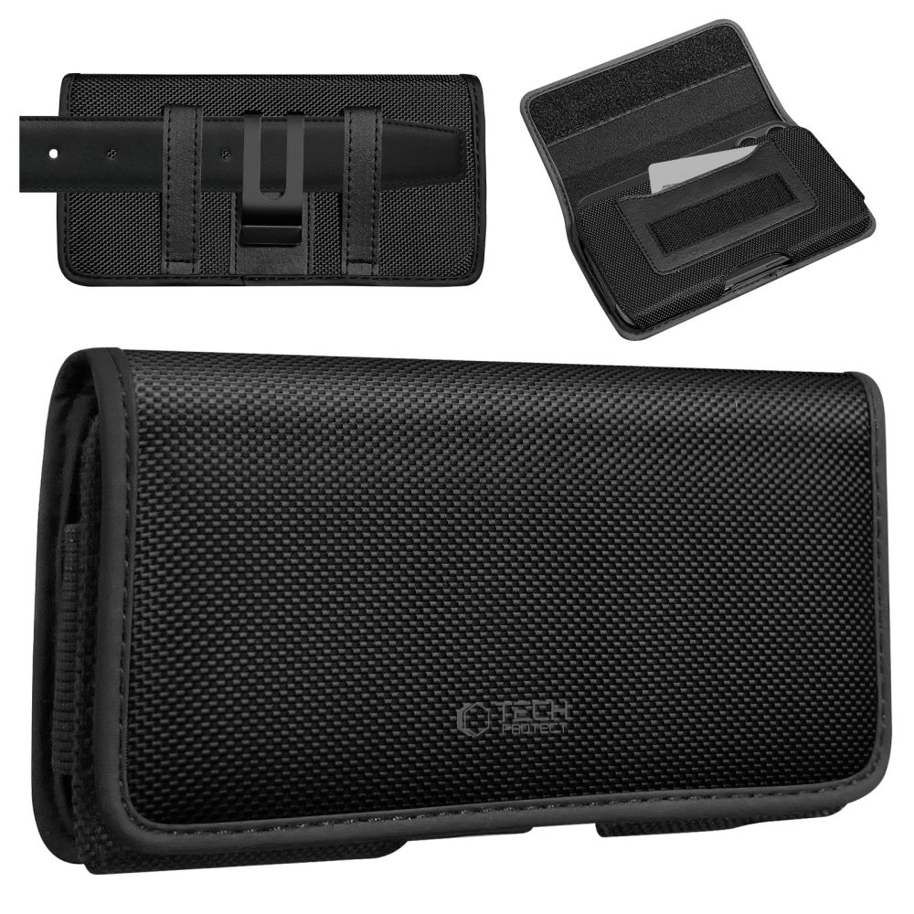 Dėklas Tech-Protect SM90 universalus telefonams 5.8-6.8 col., juodas