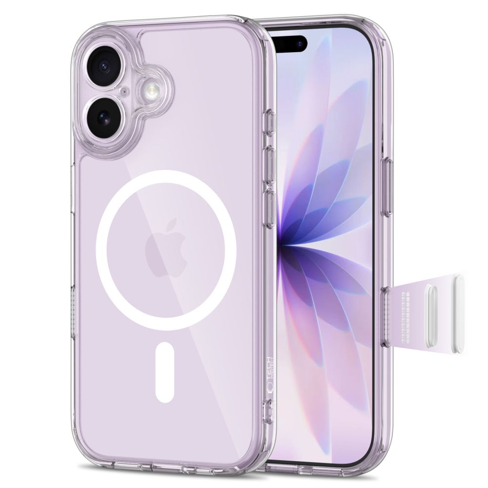 Dėklas Tech-Protect Magpeak Magsafe iPhone 17, skaidrus