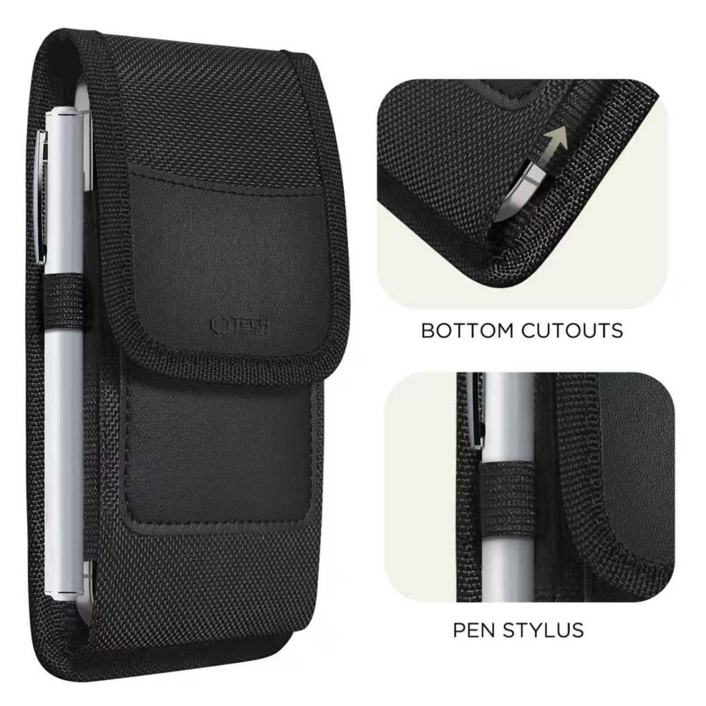 Dėklas Tech-Protect SM85, universalus 5.8-6.8 col., juodas