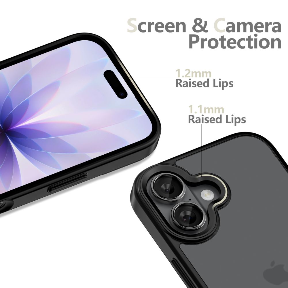 Dėklas Tech-Protect MagMat iPhone 17, matinis juodas