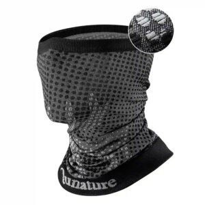 Qunature 11230014002 slidinėjimo šalikas, sportinė bandana, universalus dydis - juoda