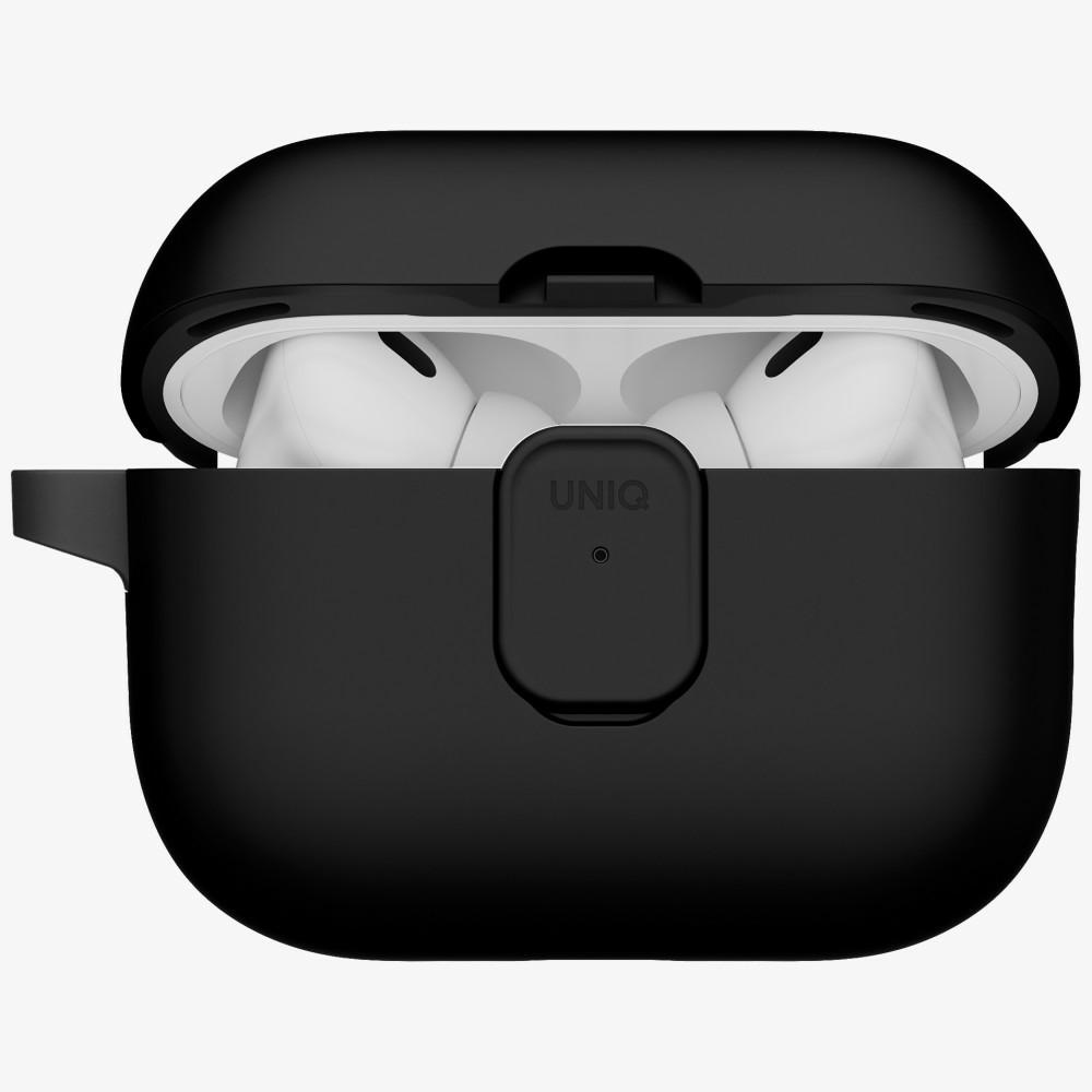 Uniq Clyde dėklas AirPods Pro 3 – juodai pilkas