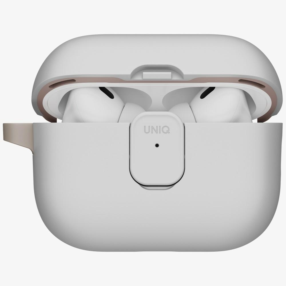 Uniq Clyde dėklas AirPods Pro 3 kart. – pilkai smėlinis