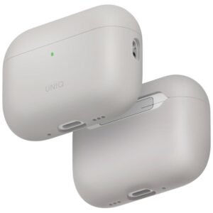 Uniq Lino Silicone dėklas AirPods Pro 3 kart. – smėlinis