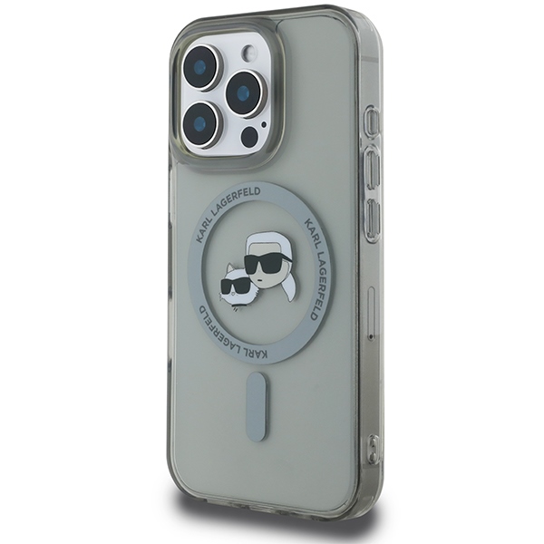 Karl Lagerfeld MagSafe dėklas iPhone 16 Pro – juodas