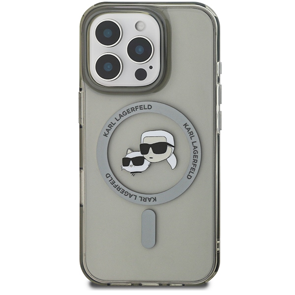 Karl Lagerfeld MagSafe dėklas iPhone 16 Pro – juodas