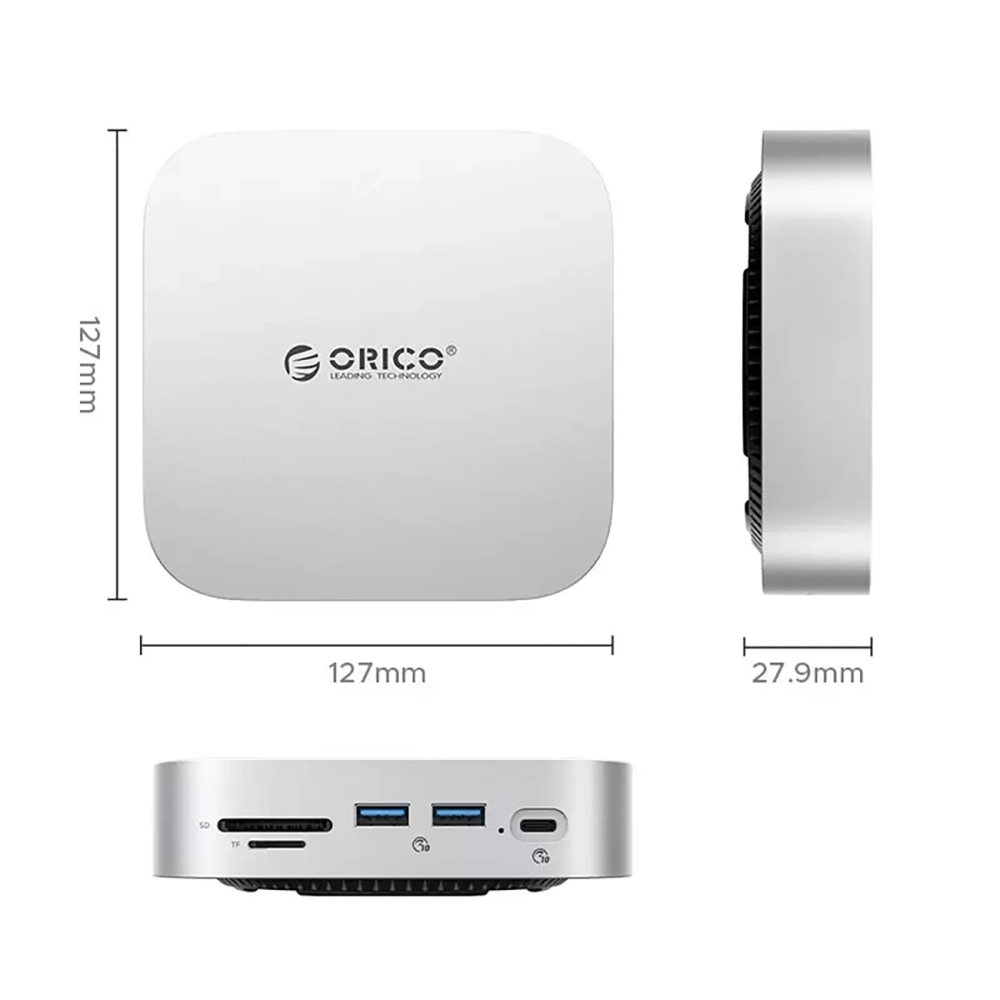 Orico MiniLink 9-in-1 Docking Station - Sidabrinė