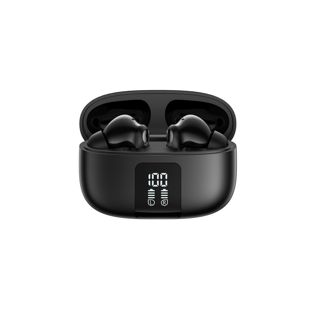 Joyroom Funpods JR-FN3 TWS Bluetooth į ausis įdedamos ausinės – juodos