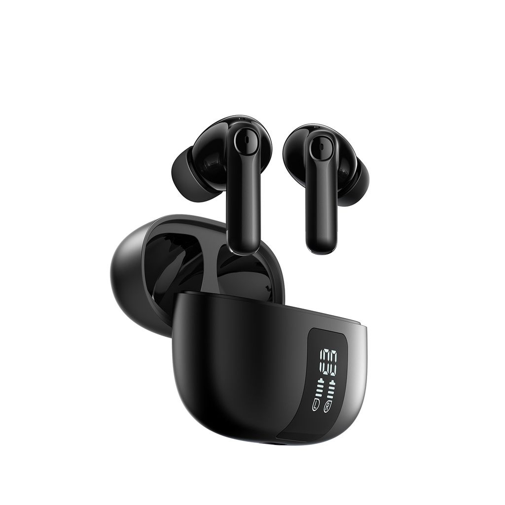 Joyroom Funpods JR-FN3 TWS Bluetooth į ausis įdedamos ausinės – juodos