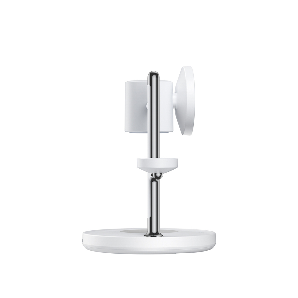 Joyroom stalinis įkroviklis JR-W23 4-in-1 Qi2 su integruota indukcine naktine lempute, baltas